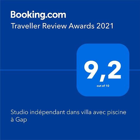 Studio Independant Dans Villa Avec Piscine A Gap Exterior photo
